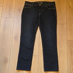 NWOT DL1961 GRACE Mid Rise Cropped Jeans Sz 31